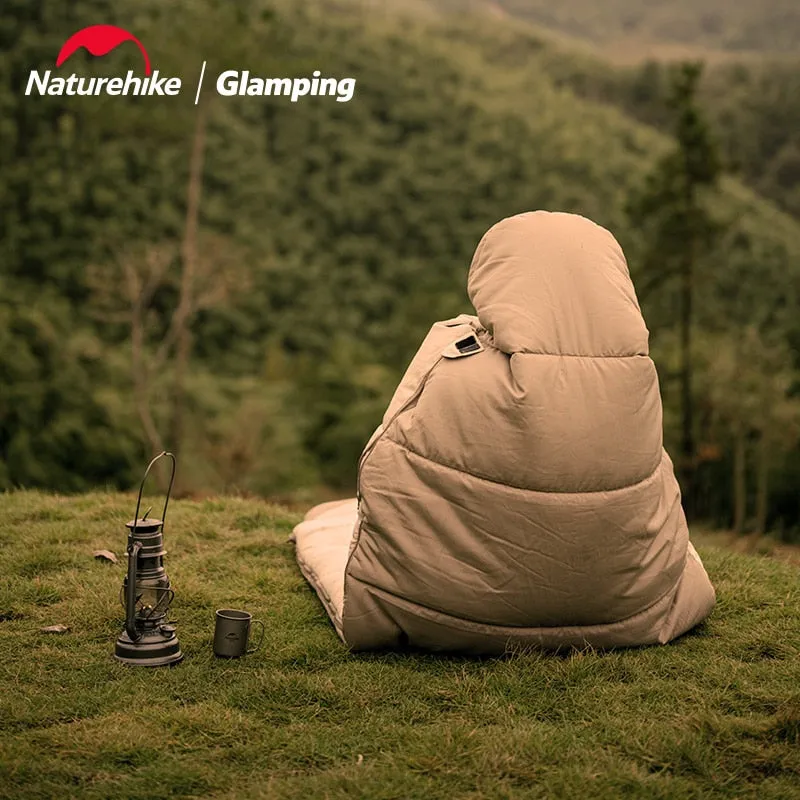 Outdoor camping sleeping bag winter portable comfortable breathable down cotton for adults autumn winter