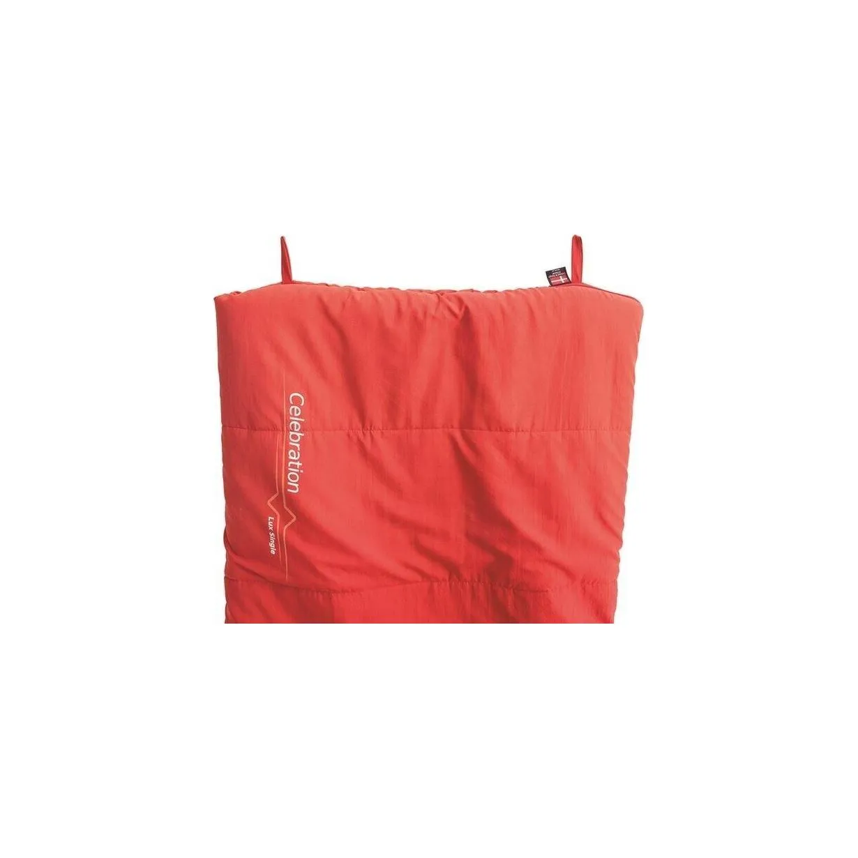 Outwell Celebration Lux Single Sleeping Bag - Red - 2 Season Camping Gear
