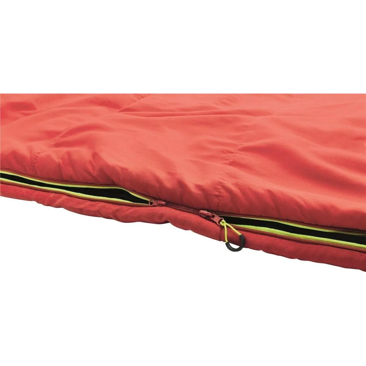 Outwell Celebration Lux Single Sleeping Bag - Red - 2 Season Camping Gear