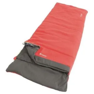Outwell Celebration Lux Single Sleeping Bag - Red - 2 Season Camping Gear