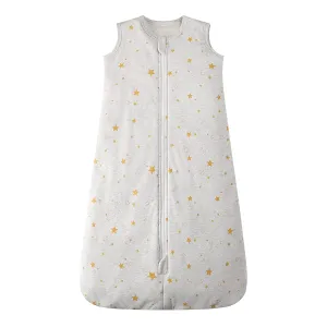 Owlivia Baby Sleep Sack Organic Cotton Sleeping Bag with- 2.5tog Sleeping Bag with 2-Way Zipper, Boys Girls Swaddle Transition Sleep Sack(2.5tog Golden Star, 12-18 Months)