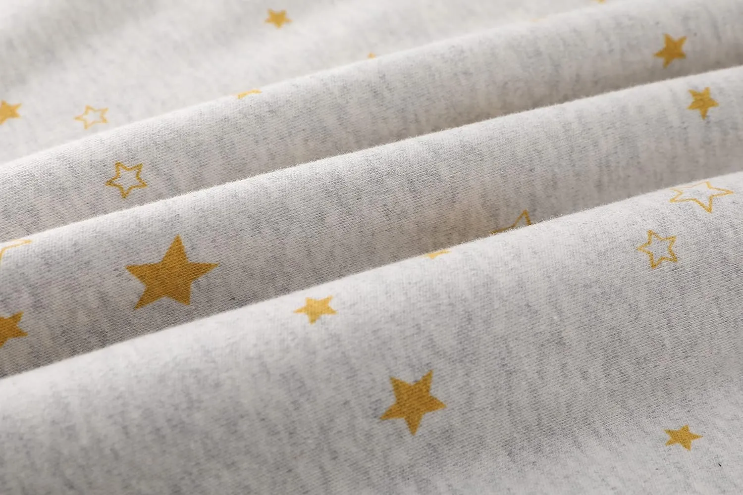 Owlivia Baby Sleep Sack Organic Cotton Sleeping Bag with- 2.5tog Sleeping Bag with 2-Way Zipper, Boys Girls Swaddle Transition Sleep Sack(2.5tog Golden Star, 12-18 Months)