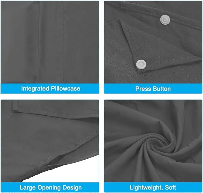 PATIKIL Sleeping Bag Liner Lightweight Soft Travel Camping Sheet Sleep Sack Compact Sleeping Bags Set with Carry Bag for Backpacking Camping Travel Hotel