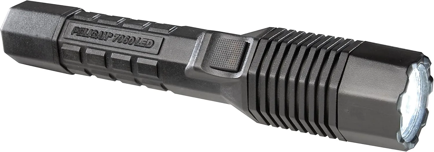 Pelican 7060 Rechargeable Tactical Flashlight With Charger (Black)