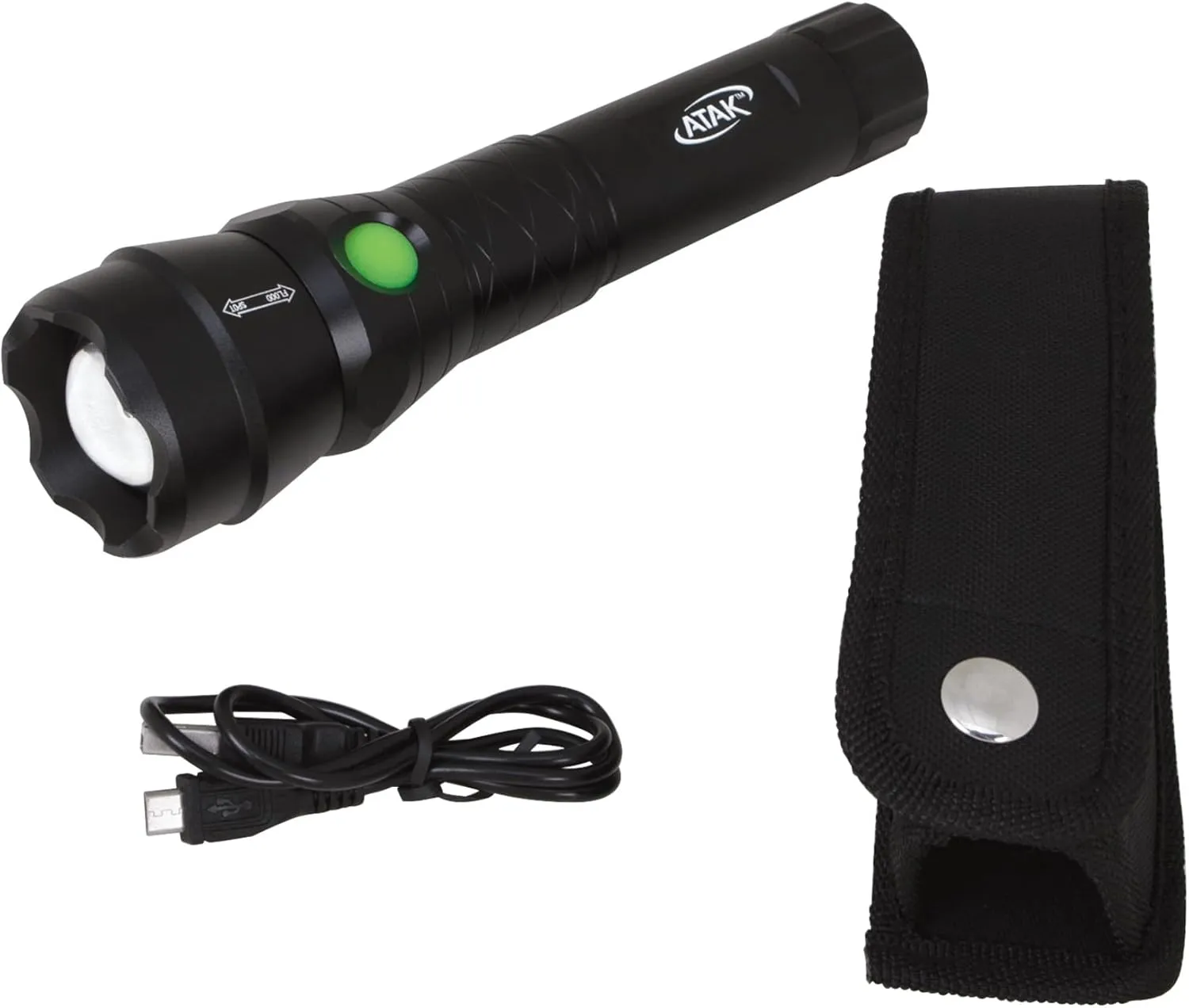 Performance Tool 551 Pro-Focus 500 lumens Black LED Lithium-Ion Rechargeable Flashlight, 500 lumens LED Rechargeable Flashlight