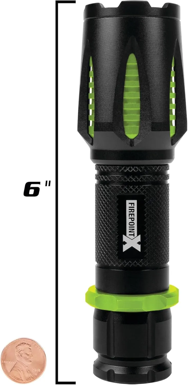 Performance Tool W2658 1,000 Lumen Rechargeable Dual Fuel Flashlight FirePoint X Li-Ion/3AAA Light