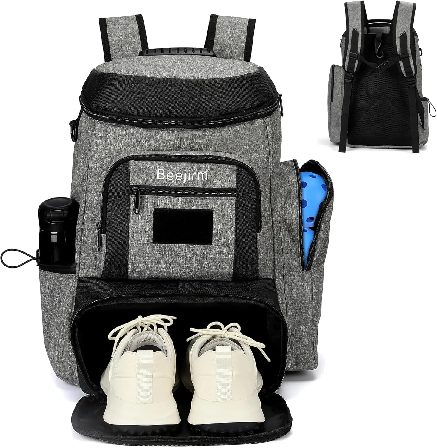Pickleball Backpack Multifunctional Pickleball Bag -Ventilated Shoe Pocket, Fence Hook,Insulated Pocket, Multiple Pockets to Accommodate Multiple Pickleball Rackets