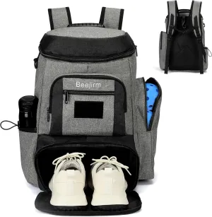 Pickleball Backpack Multifunctional Pickleball Bag -Ventilated Shoe Pocket, Fence Hook,Insulated Pocket, Multiple Pockets to Accommodate Multiple Pickleball Rackets