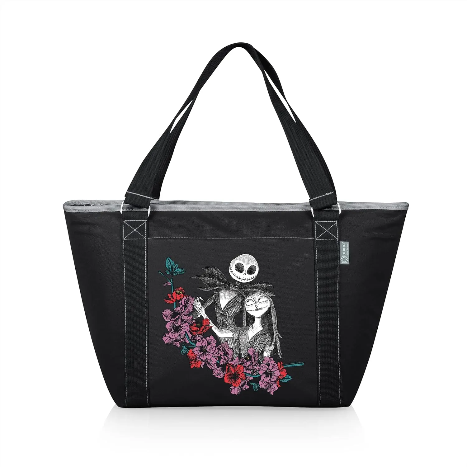 PICNIC TIME Disney Nightmare Before Christmas Topanga Tote Cooler Bag, Soft Cooler Bag, Picnic Cooler, (Black)