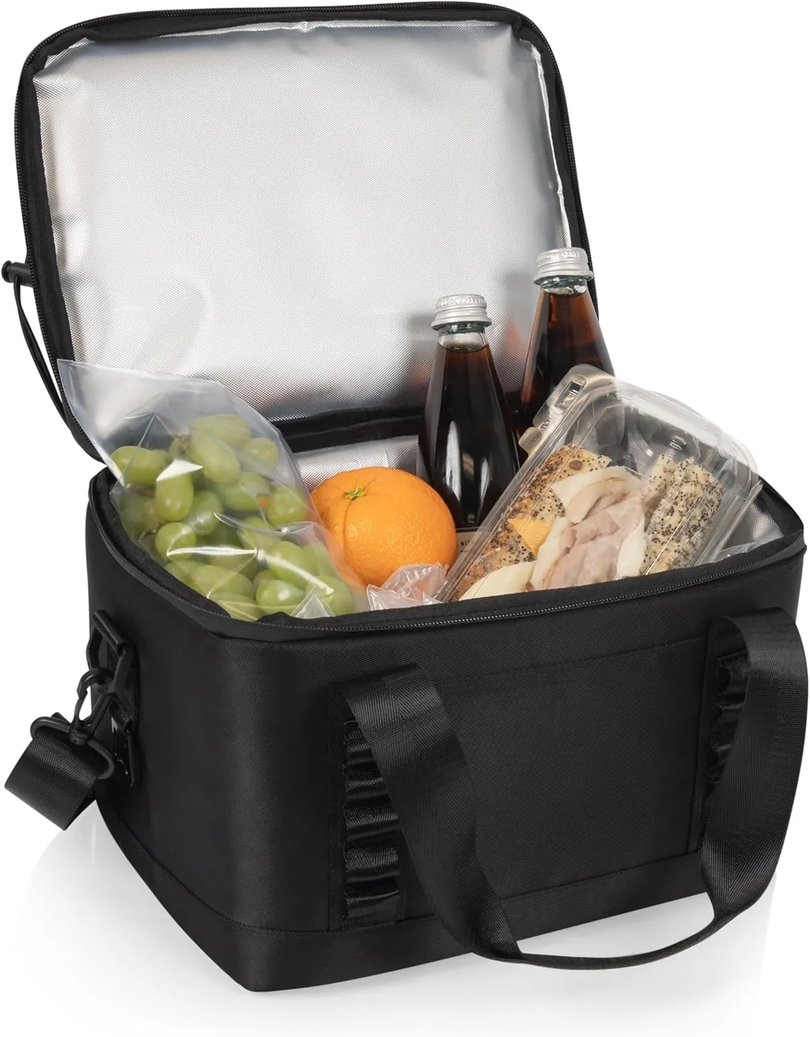 PICNIC TIME NCAA Cal Bears Tarana Superthick Cooler Bag with Shoulder Strap, Insulated Soft Cooler, Beach Cooler, Camping Cooler, Picnic Cooler, (Black)