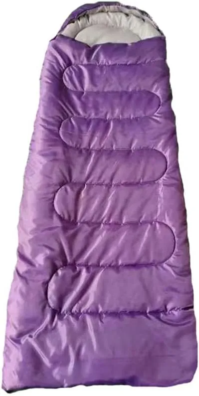 pistro Emergency Sleeping Bag for Adults - 0.7kg Portable Thickened Sleeping Bag with Hood and Double Zippers, Full Open Design for Outdoor Camping, Hiking, Survival - 180cm