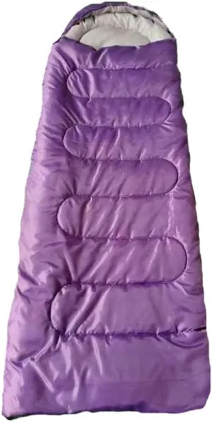 pistro Emergency Sleeping Bag for Adults - 0.7kg Portable Thickened Sleeping Bag with Hood and Double Zippers, Full Open Design for Outdoor Camping, Hiking, Survival - 180cm