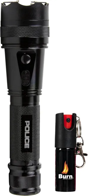 Police Stun Gun Burn Pepper Spray Combo - 1109