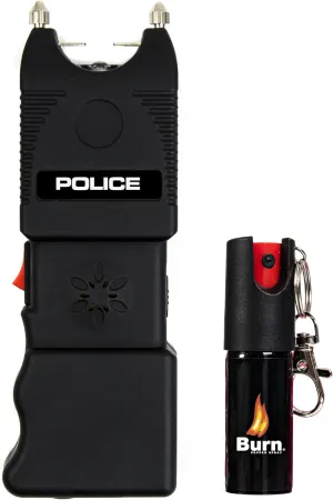 Police Stun Gun Burn Pepper Spray Combo - TW10
