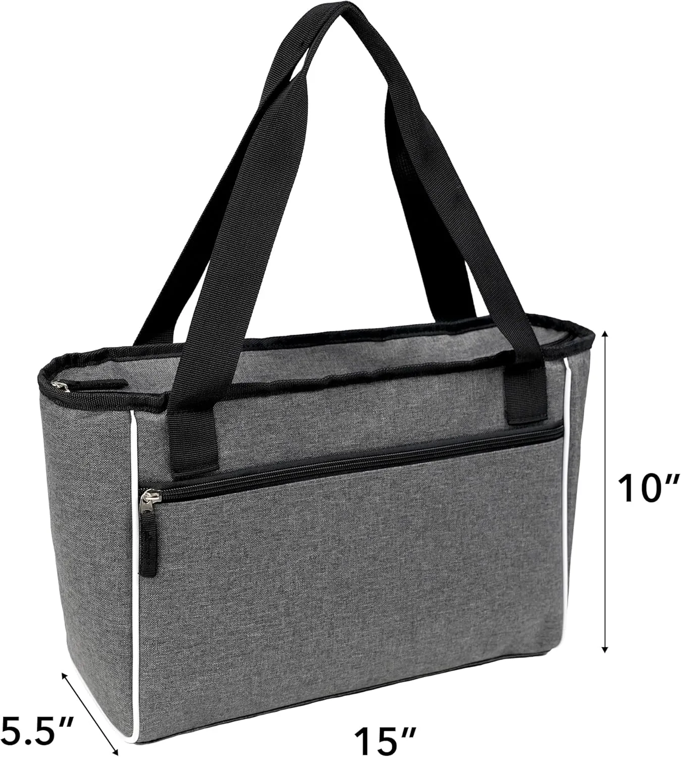 Popfunk Master 3 Collection Soft Sided Insulated Tote Cooler Bag, Lightweight, Thermal and Reusable for Grocery, Picnic, Beach, Work