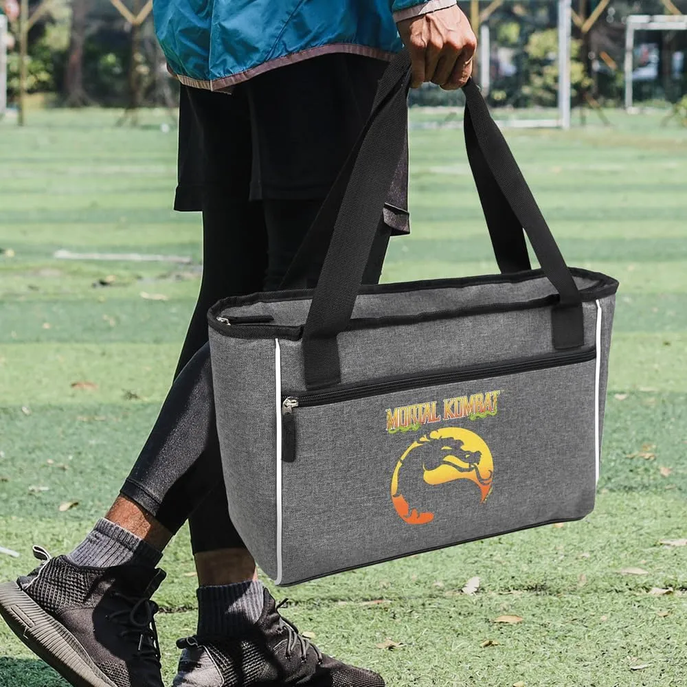 Popfunk Master 3 Collection Soft Sided Insulated Tote Cooler Bag, Lightweight, Thermal and Reusable for Grocery, Picnic, Beach, Work