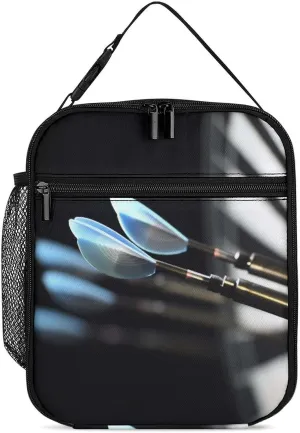 Portable Insulated Meal Bag,Darts Arrows Print Hand-held Insulated And Cold Meal Bag,cross-body Portable Meal Bag