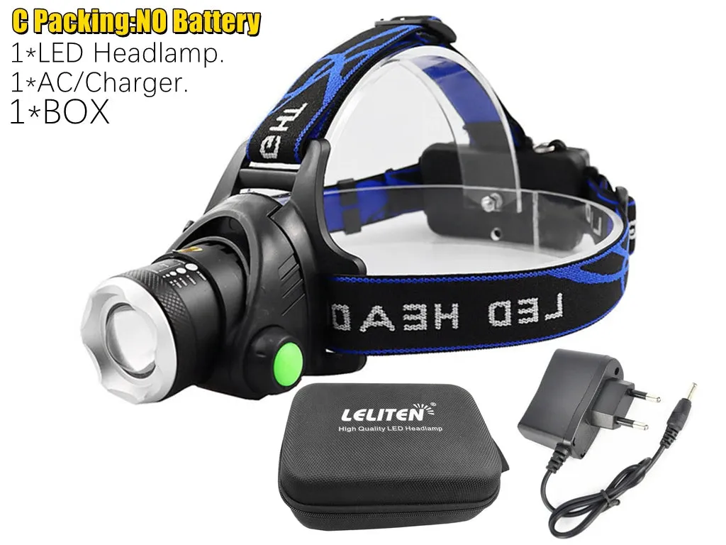 Portable zooming t6 L2 V6 Led Head lamp ZOOM Fishing headlight Camping Headlamp Hiking Flashlight  Bicycle light torch