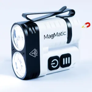 Power Ore Super Bright Keychain Flashlight with High Lumens level of 1600 LM The Brightest Flashlight in the World at your hand. EDC Keychain With Magnetic Recheargeable Features Perfect for Camping
