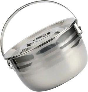 PRETYZOOM Camping Soup Pot Cookset Large Capacity Stew Pot Non-stick Surface for Easy Cooking