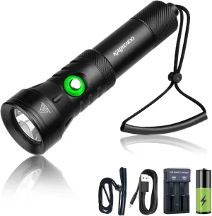 Professional Scuba Dive Light,5 Mode with Power Indicator Underwater Flashlight,Super Bright 2000 Lumens Scuba Diving Flashlight,IP68 Waterproof,Rechargeable Safety Dive Torch(Battery included)