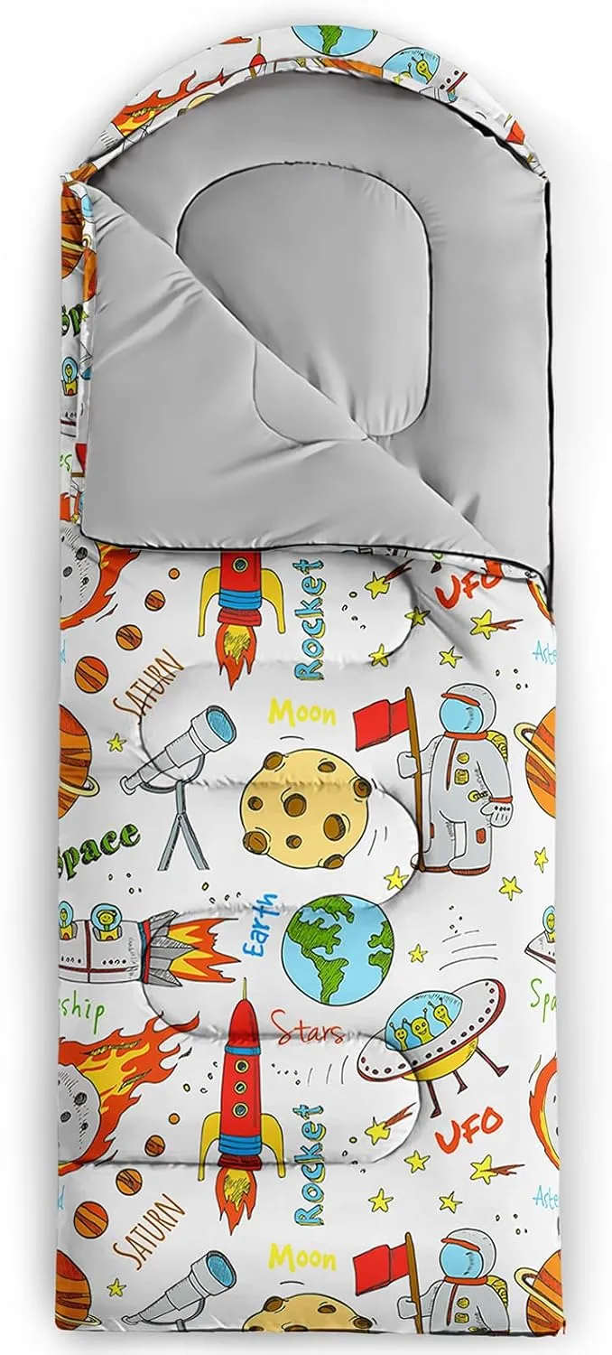 QOOMO Camping Sleeping Bags,3 Season Warm & Cool Weather,Lightweight,Waterproof Sleeping Bags for Adults & Kids,Traveling,and Outdoors,Camping Gear Equipment
