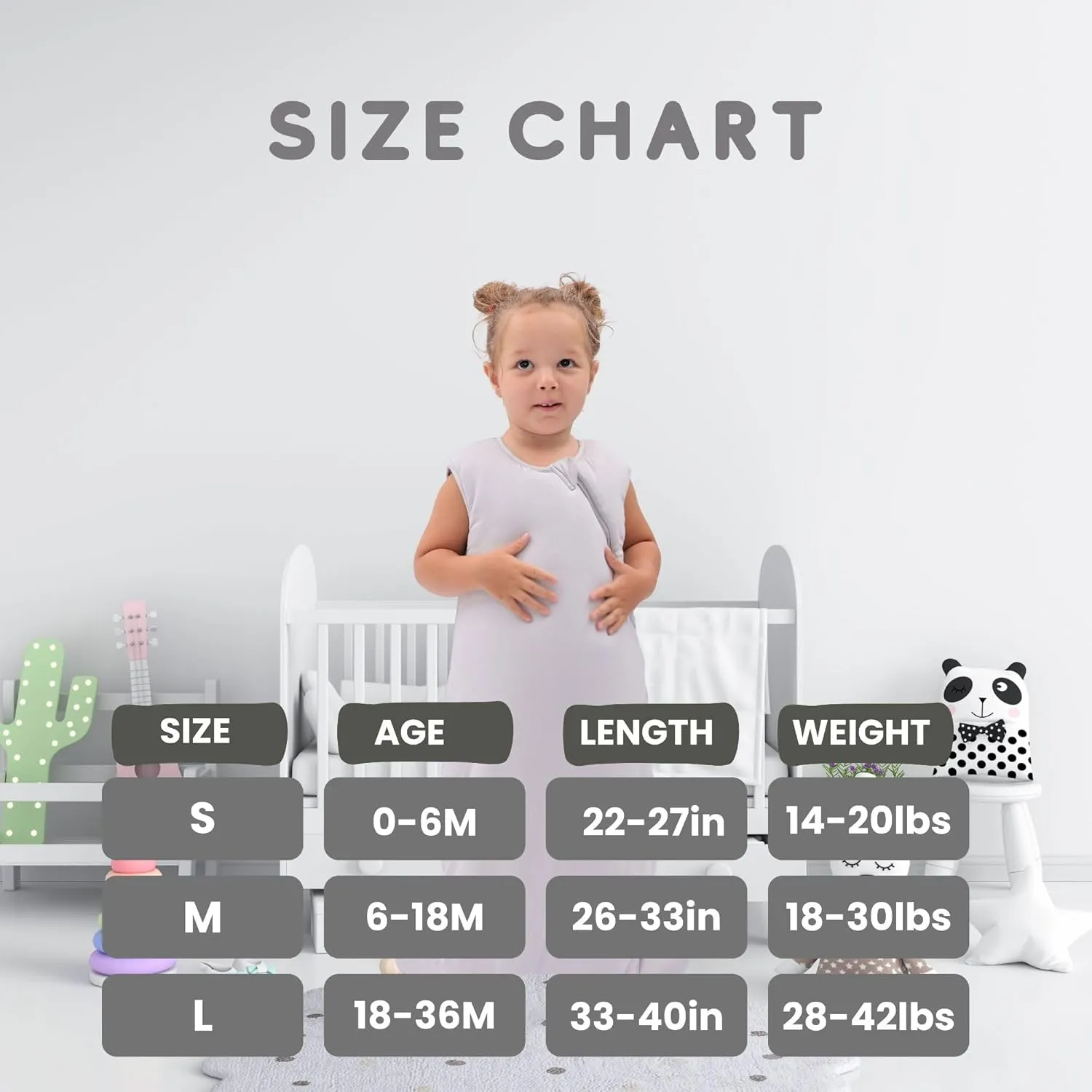 Rayon Made from Bamboo 1.0 TOG Toddler Baby Sleep Sack 2-Way YKK Zipper Wearable Blanket Boy Girl Sleeping Bag
