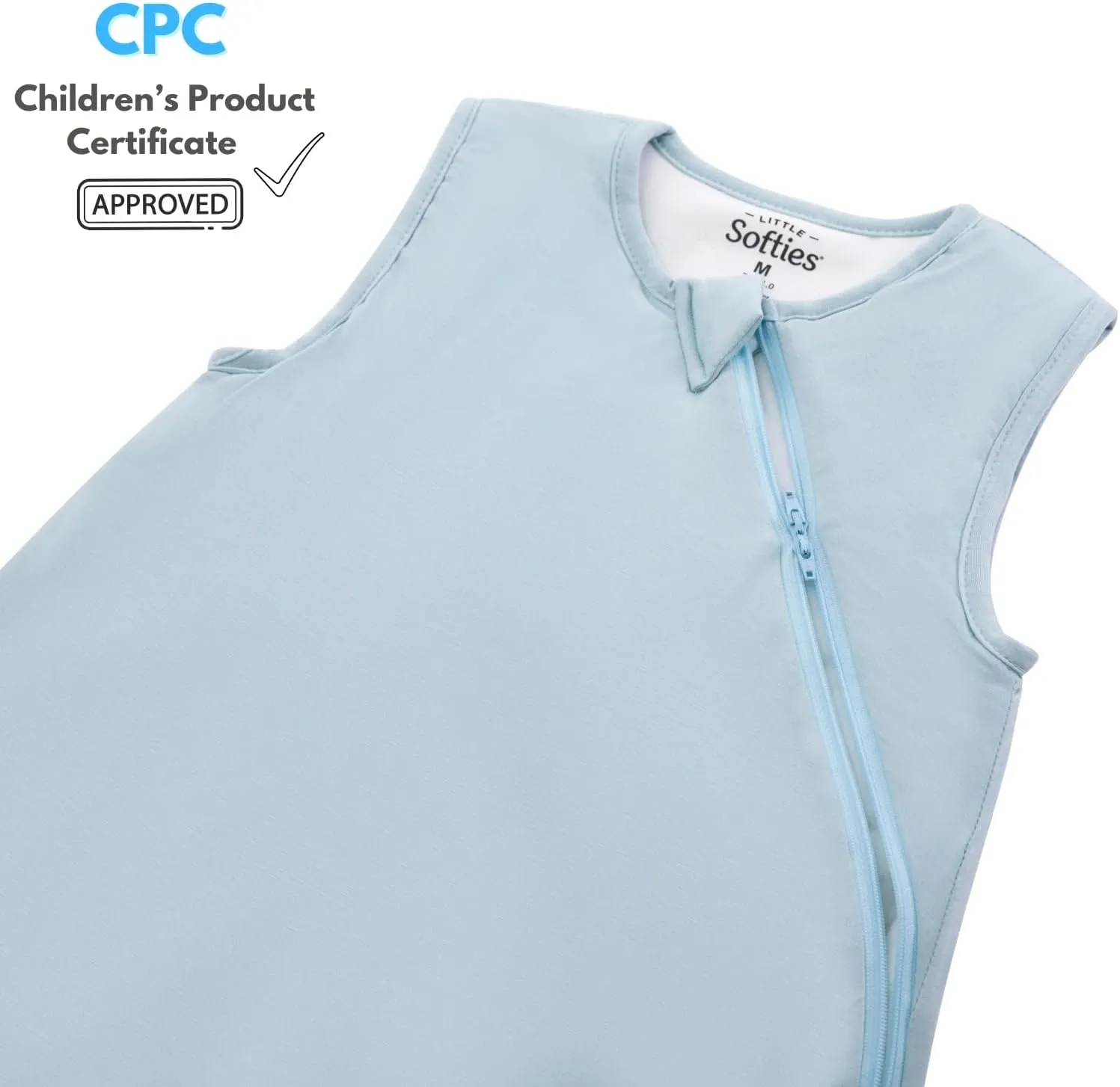Rayon Made from Bamboo 1.0 TOG Toddler Baby Sleep Sack 2-Way YKK Zipper Wearable Blanket Boy Girl Sleeping Bag