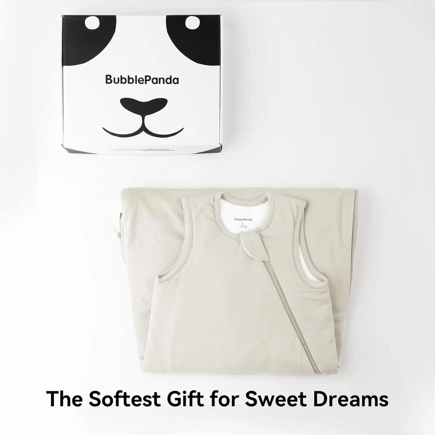 Rayon Made from Bamboo Sleep Sack 0-36 Months 1.0 Tog Ultra Soft Baby Wearable Blanket Toddler Sleeping Sack for Babies (Oat, M(6-12M))