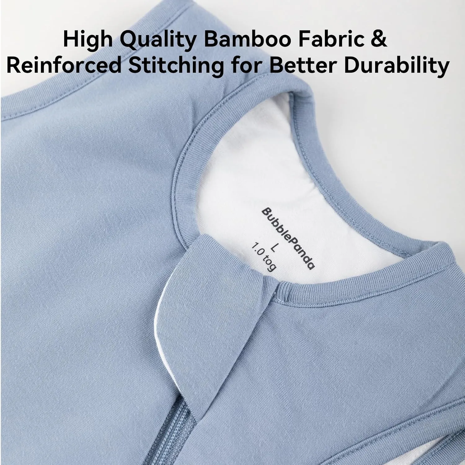 Rayon Made from Bamboo Sleep Sack 12-18 Months 1.0 Tog Ultra Soft Baby Wearable Blanket Toddler Sleeping Sack for Babies Unisex Girl Boy 2-Way Zipper Baby Sleeping Bag Baby Pajamas Sleeper