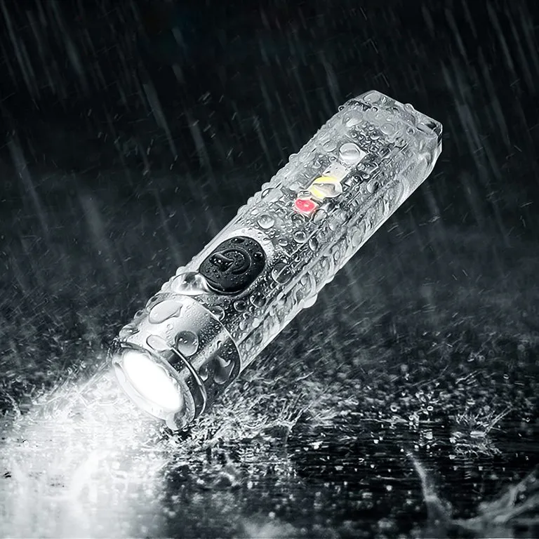 Rayvia Compact Rechargeable Keychain Flashlight 400 Lumens