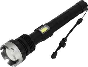 Rechargeable Flashlight, Super Bright Torch, Zoomable Retractable Flashlight with USB Rechargeable, for Camping, Travel