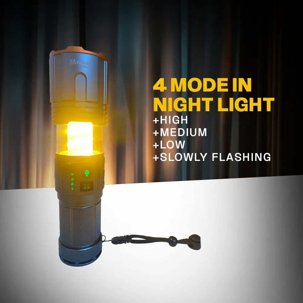 Rechargeable High-Power Flashlight YM-520 by YEMAO