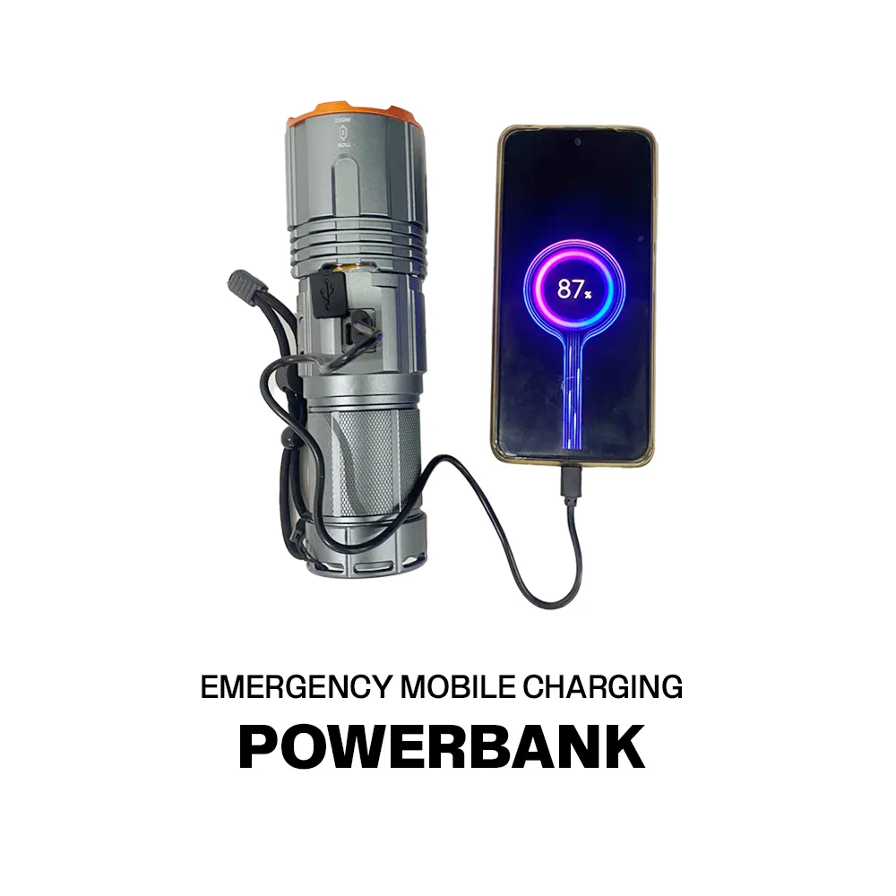 Rechargeable High-Power Flashlight YM-520 by YEMAO