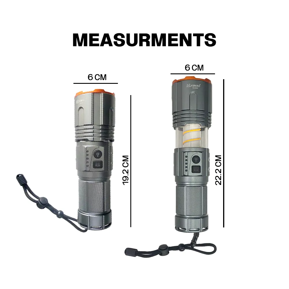 Rechargeable High-Power Flashlight YM-520 by YEMAO