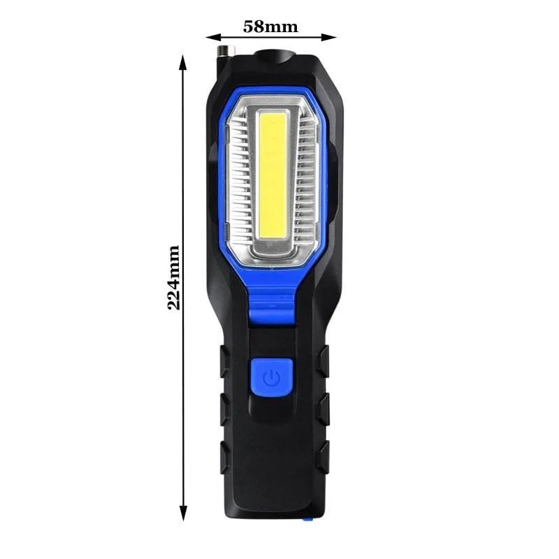 Rechargeable LED Flashlight Power Bank - Essential Camping Gear