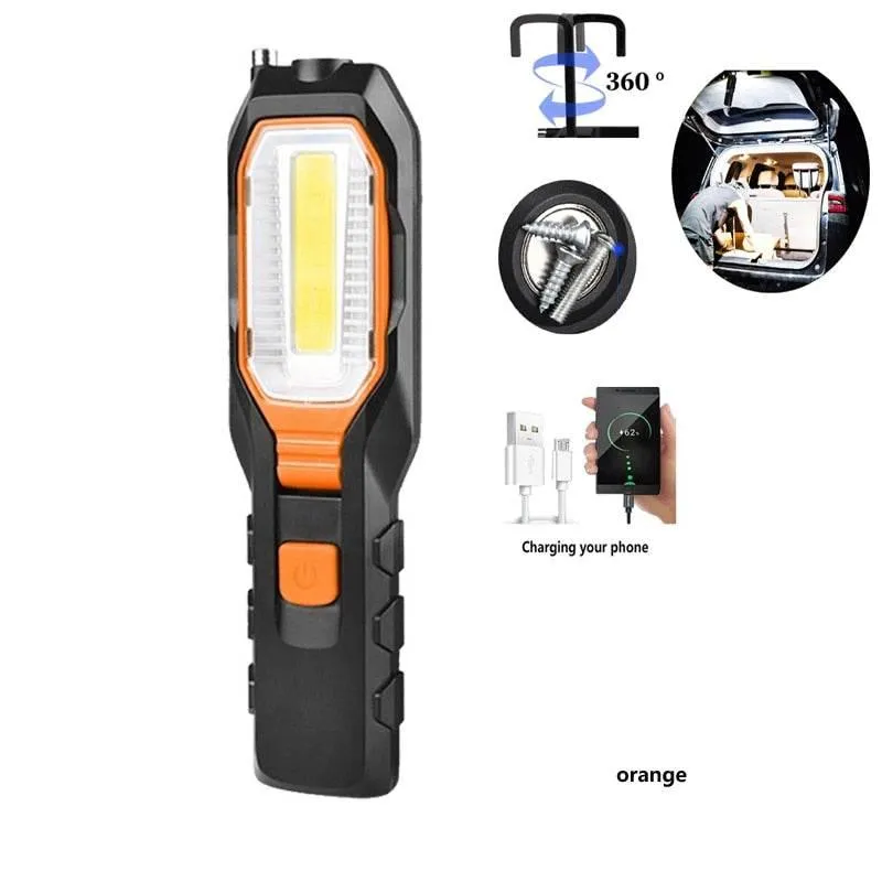 Rechargeable LED Flashlight Power Bank - Essential Camping Gear