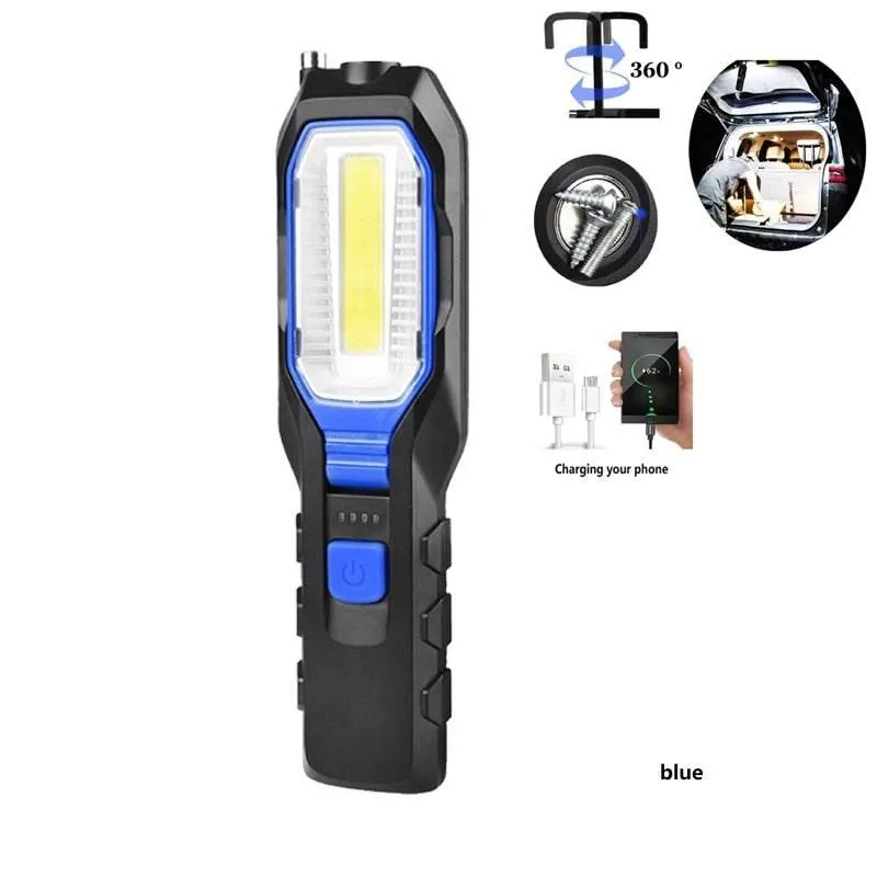 Rechargeable LED Flashlight Power Bank - Essential Camping Gear