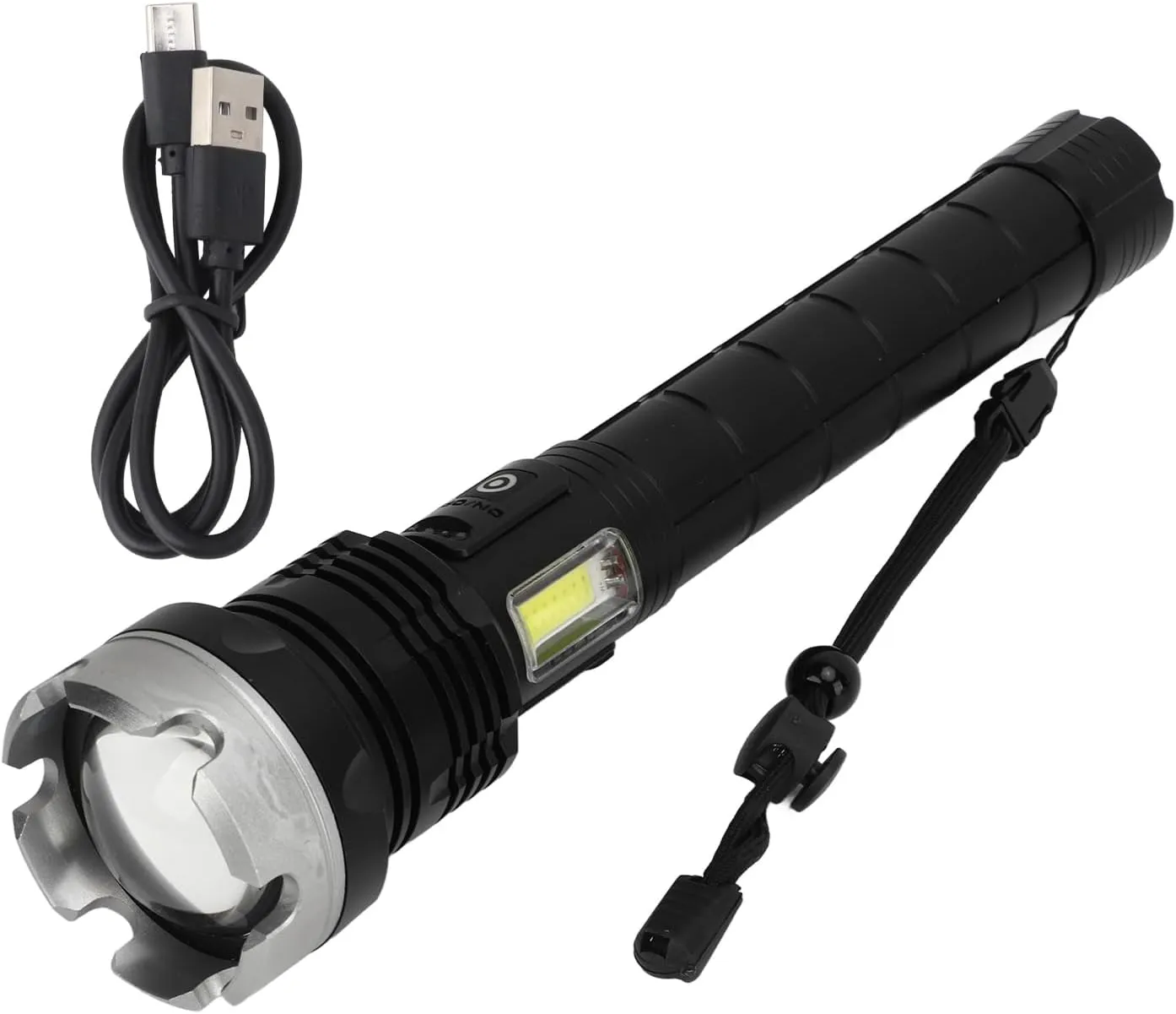 Rechargeable LED Flashlights, Super Bright 4 Modes Zoomable Waterproof Flash Lights for Emergency, Outdoor, Home, Camping
