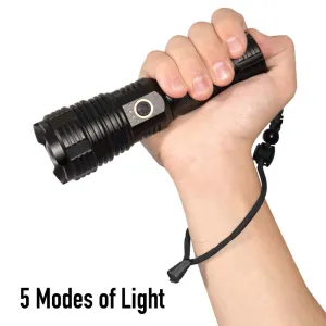 Rechargeable LED Tactical Task Light with Zoom - 1500 Lumens