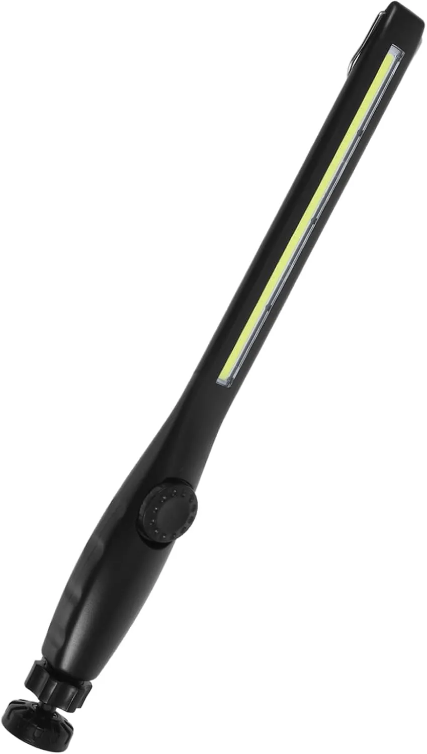 Rechargeable LED Work Light with Magnetic Base Portable Flashlight for Car Repairs Camping Emergency Situations Home and Office Illumination