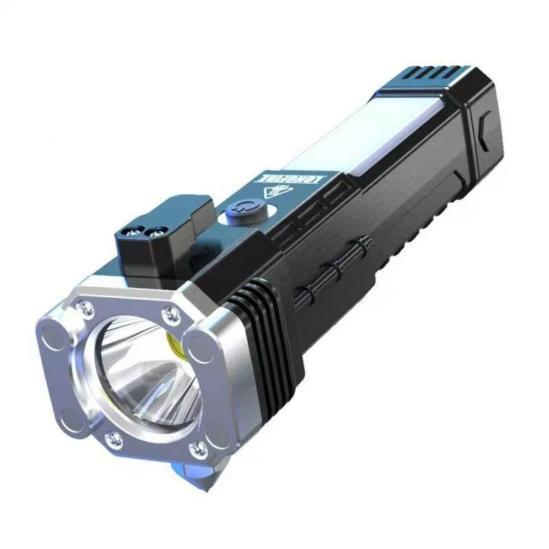 Rechargeable Magnetic Flashlight - Heavy-Duty Multifunctional Safety Light