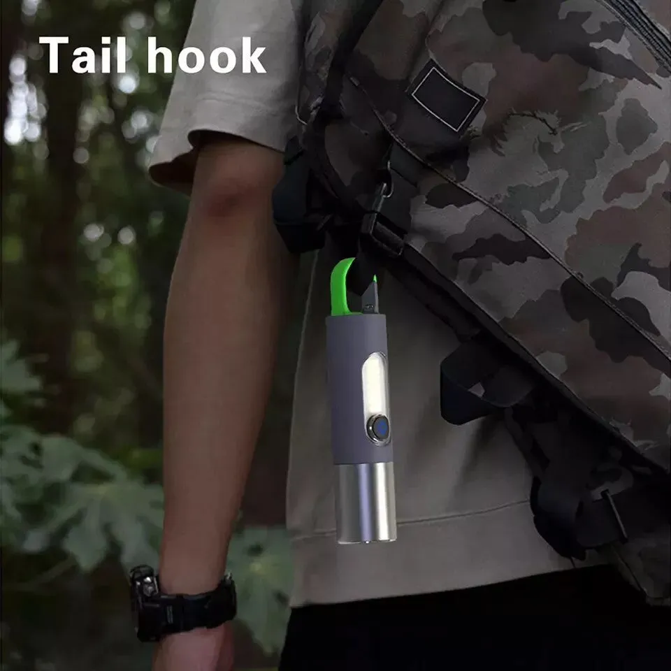 Rechargeable Tactical Laser Flashlight