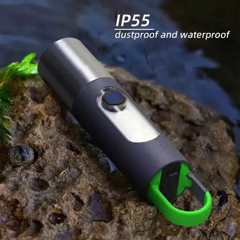 Rechargeable Tactical Laser Flashlight