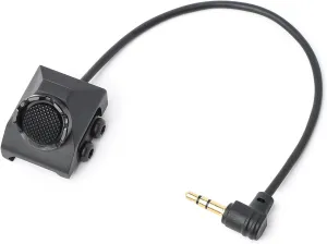 Remote Pressure Switch, Tactical Flashlight Weapon Light Switch with 3.5mm Plug for DBAL NGAL PEQ Laser with 2.5mm Interface, Aluminium Alloy Switch Fit for 20mm Picatinny Rail (3.5-BK)