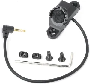 Remote Pressure Switch, Tactical Flashlight Weapon Light Switch with 3.5mm Plug for DBAL NGAL PEQ Laser with 3.5mm Interface, Aluminium Alloy Switch Fit for Mlok/Keymod Rail