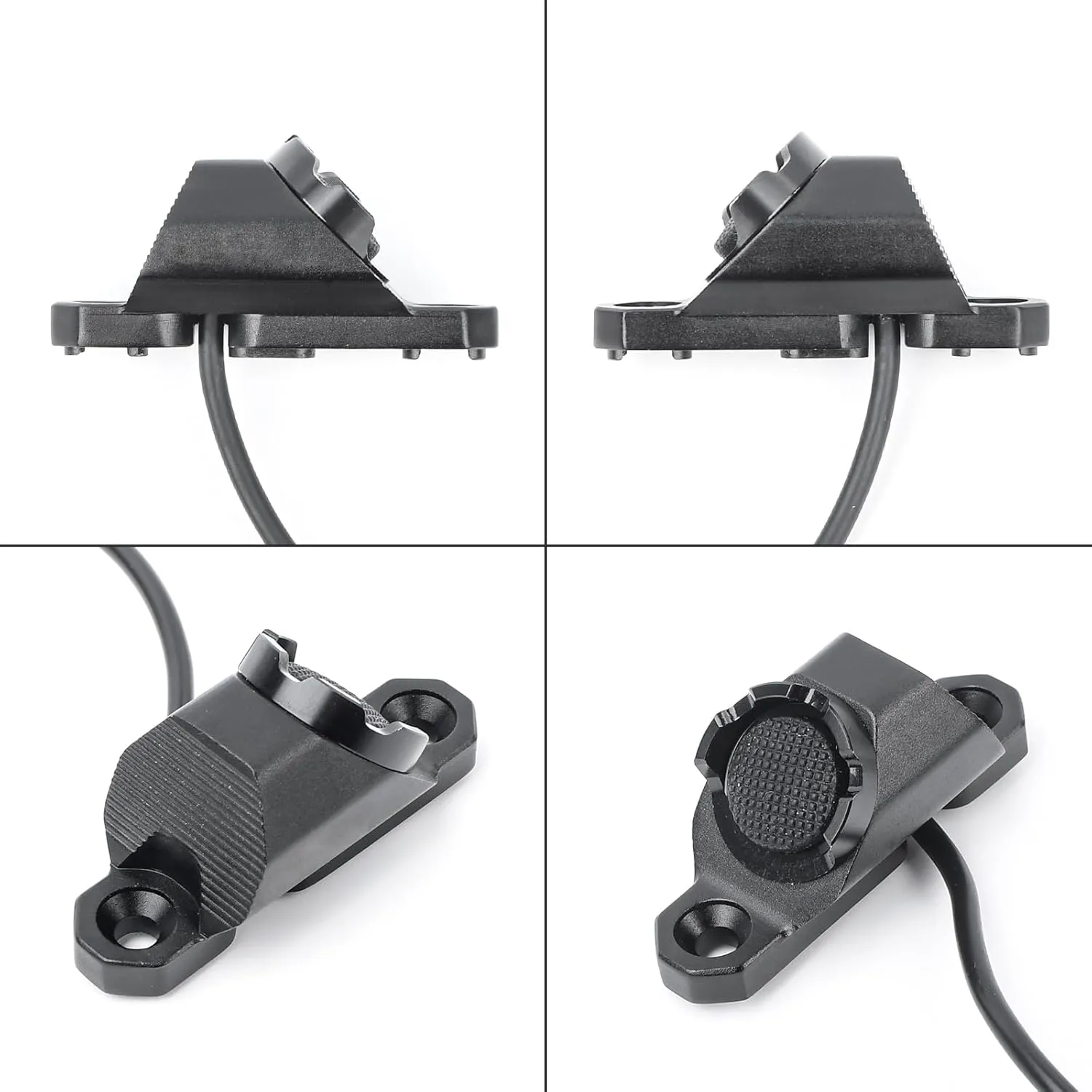 Remote Pressure Switch, Tactical Flashlight Weapon Light Switch with SF Plug for M300 M600 Scout Light, Aluminium Alloy Switch Fit for Mlok/Keymod Rail