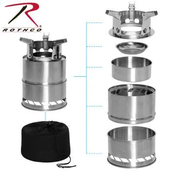 Rothco Stainless Steel Portable Camping/Backpacking Stove