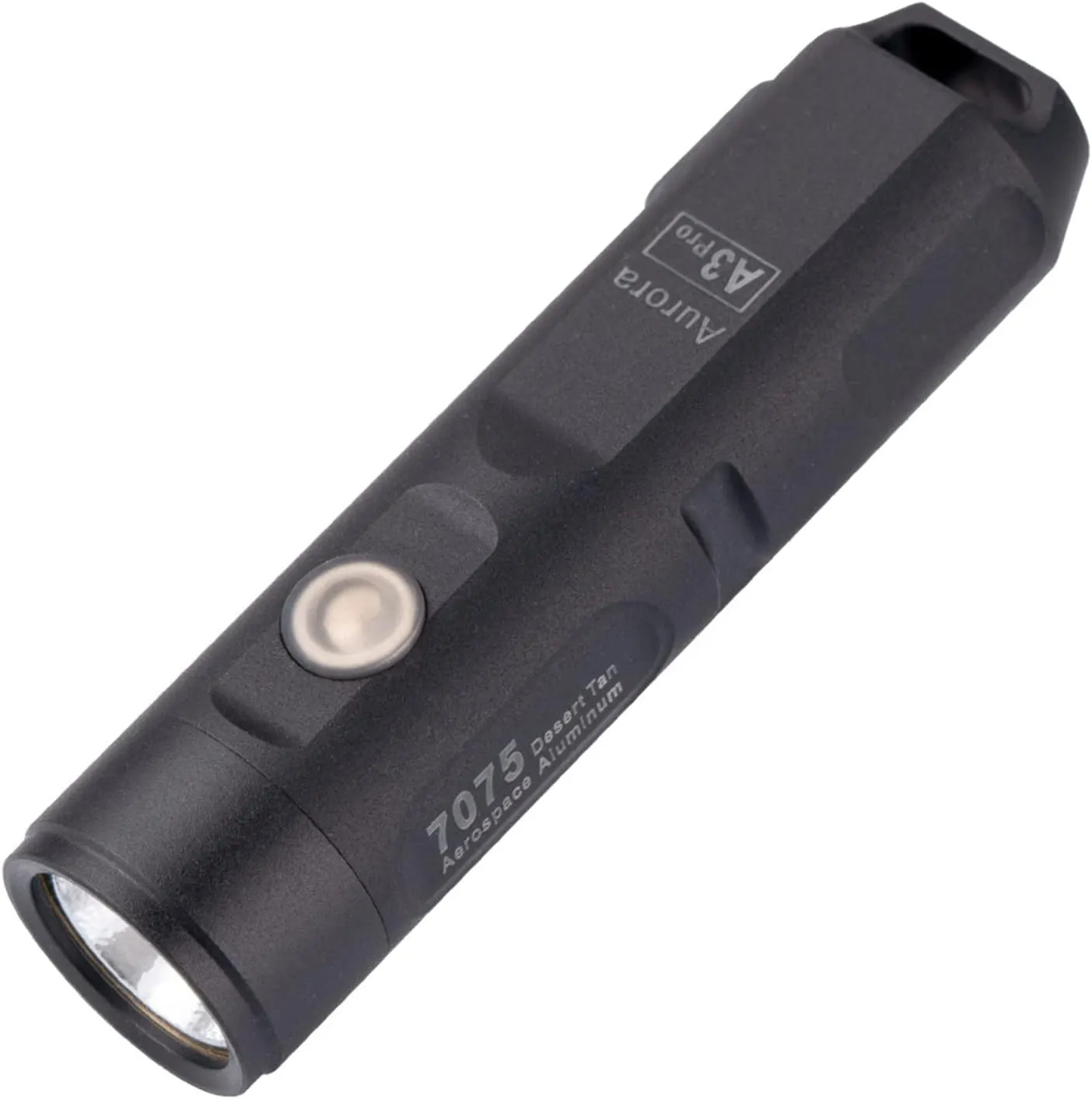 RovyVon Aurora A3 Pro 6500K EDC Flashlight, Max 700 Lumen Super Bright EDC Gear, 5 Mode, Micro USB Rechargeable with Pocket Clip(Black)