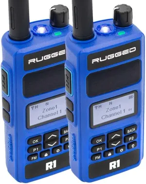 Rugged Radios R1-2-PACK RGD Two-Way handheld Radios